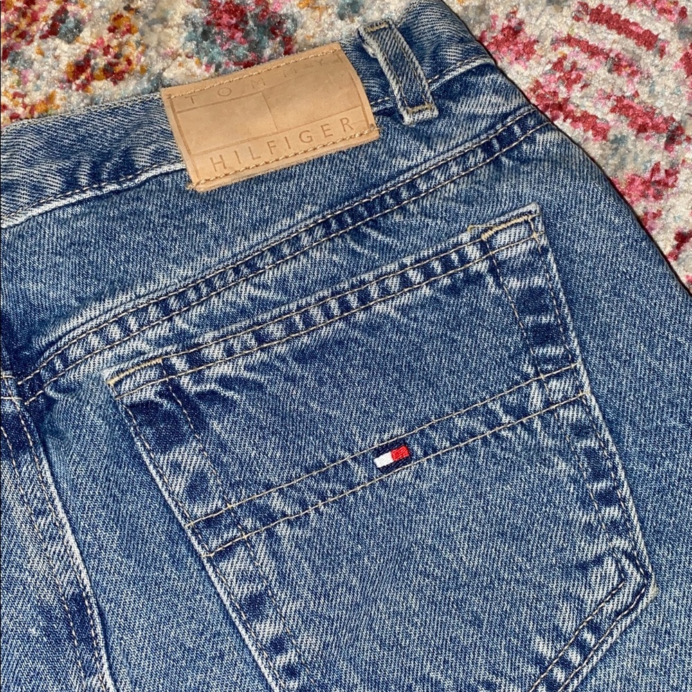 Vintage Tommy Hilfiger High-waisted Jean Skirt - Picture 3 of 5